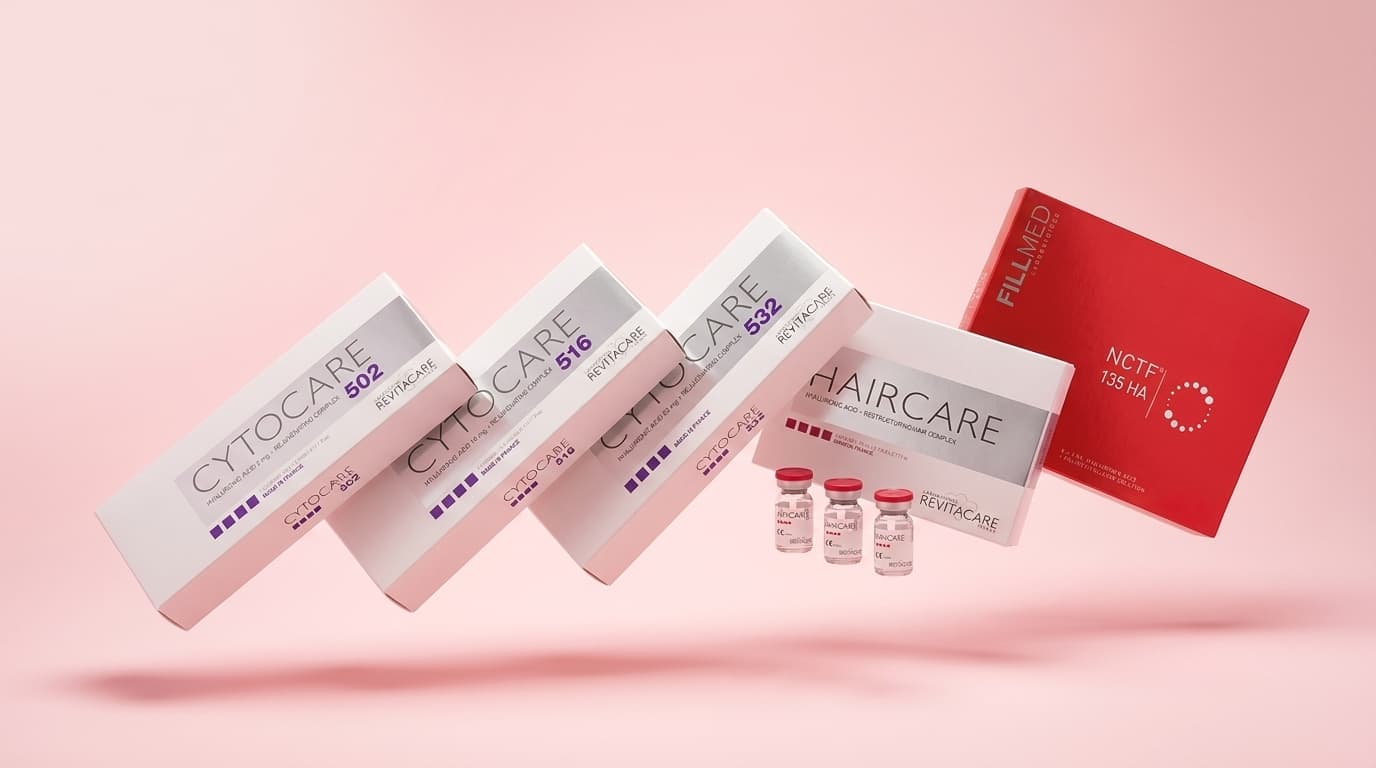 Mezoterapia i peelingi — CytoCare, NCTF, Mesoestetic
