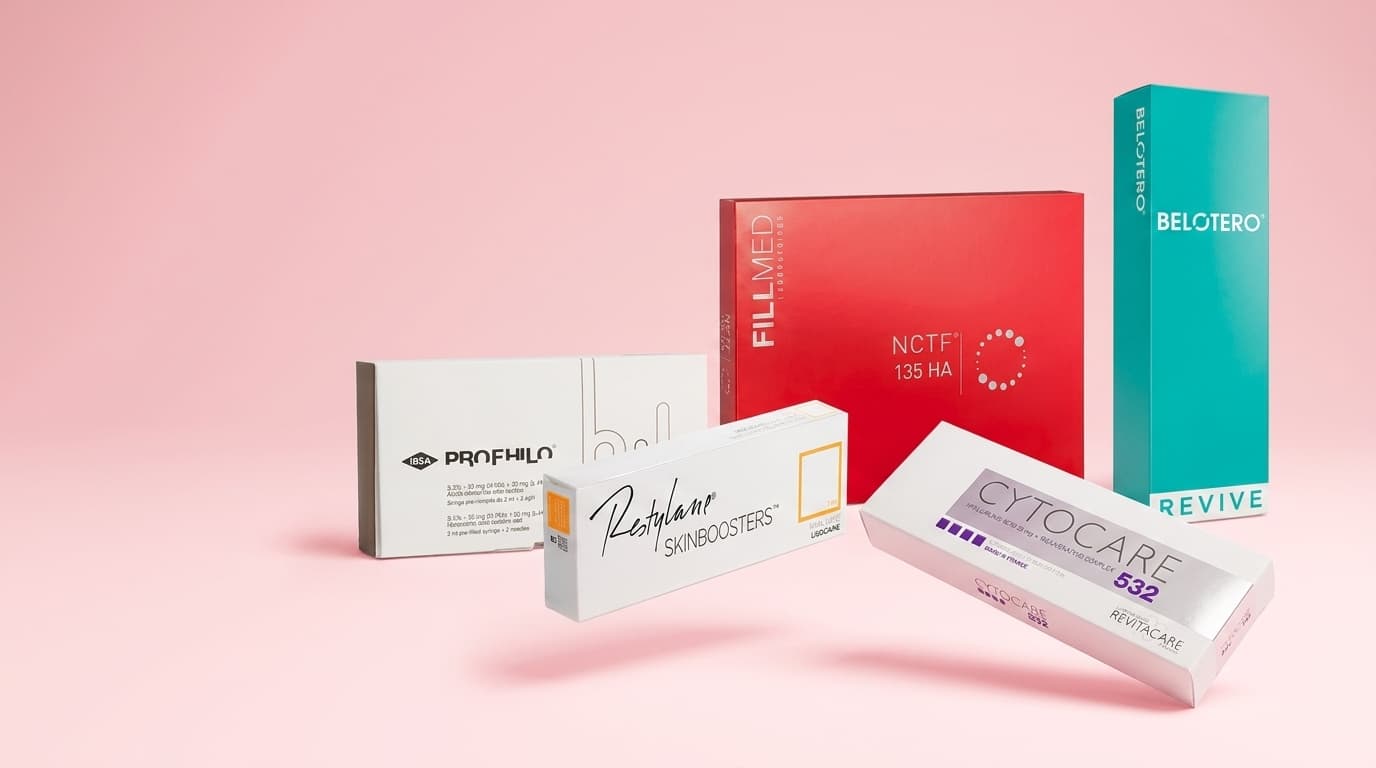 Skin boostery — Profhilo, NCTF, Restylane Vital